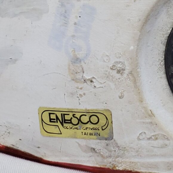 Vintage Enesco Decorative Rocking Horse Coin Bank Piggy Bank Christmas - Picture 9 of 13